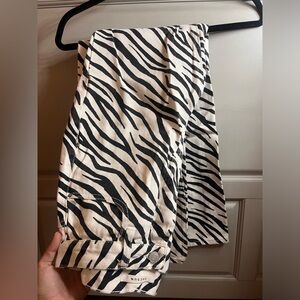 PACSUN ZEBRA PRINT JEANS